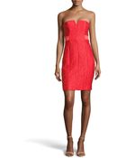 Missoni Strapless Floral Jacquard Dress - Lyst