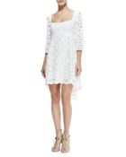 Free People Trianon Lace Dress W High-low Hem - Lyst