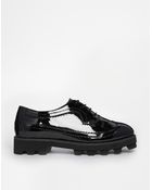 Asos Missile Launch Chunky Lace Up Brogue - Lyst