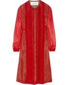 Valentino Silk-Chiffon Dress - Lyst