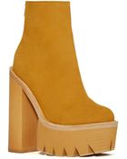 Nasty Gal Jeffrey Campbell Mulder Platform Boot - Tan - Lyst