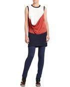 BCBGMAXAZRIA Audri Sleeveless Color Blocked Pullover - Lyst