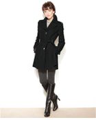 Calvin Klein Wool-Blend Belted Walker Coat - Lyst