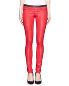 Helmut Lang Coated Stretch Leggings - Lyst