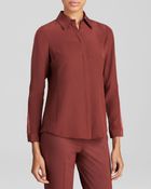 Lafayette 148 New York Claire Silk Blouse - Lyst