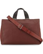 Pour La Victoire Inez Colorblock Leather Carryall Tote Bag - Lyst