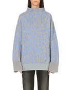 Acne Studios Mist Jacquard-knit Jumper - Lyst