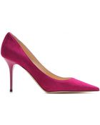 Jimmy Choo Agnes Suede Pumps - Lyst
