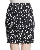 Rachel Zoe Ward Animal-Print Pencil Skirt - Lyst