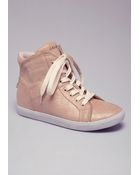Bebe Kameron High Top Sneakers - Lyst