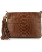Armenta Python Slip-Pocket Clutch Bag - Lyst