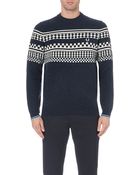 Fred Perry Island Knit Jumper - Lyst