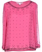 Diane von Furstenberg Blouse - Lyst