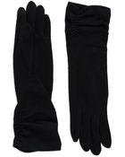 Echo Long Ruched Gloves - Lyst