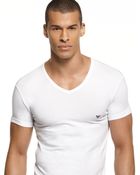 Emporio Armani Eagle V Neck T Shirt - Lyst