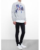 MSGM Love Sweatshirt - Lyst