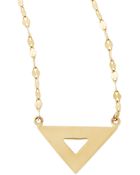 Lana Jewelry 14K Gold Spike Charm Necklace - Lyst