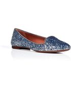 L'Autre Chose Glitter Slipperstyle Loafers - Lyst