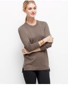 Ann Taylor Petite Merino Wool Side Zip Sweater - Lyst