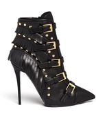 Giuseppe Zanotti Yvette Fringe Stud Leather Boots - Lyst