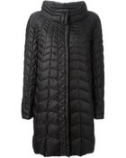 Ermanno Scervino Midlength Padded Coat - Lyst
