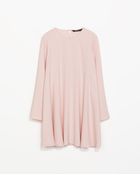 Zara Baby Doll Dress - Lyst