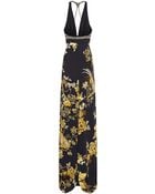 Roberto Cavalli Halterneck Gown - Lyst