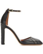 Valentino Dotcom Leather Pumps - Lyst