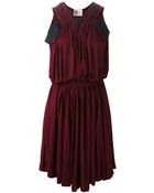 Lanvin Draped Dress - Lyst