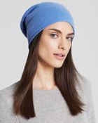 C By Bloomingdale's Angelina Cashmere Slouchy Hat - Lyst