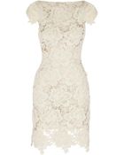 Lover Star Crocheted Cotton-Lace Mini Dress - Lyst
