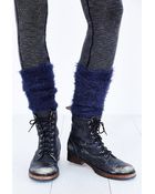 Urban Outfitters Fuzzy Accordion Legwarmer - Lyst