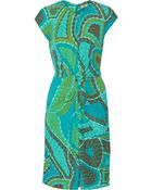 Issa Printed Jersey Dress - Lyst