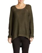 DKNY Sequin And Knit Pullover - Lyst