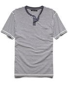 Forever 21 Striped Henley - Lyst