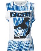 Kenzo Printed Tank Top - Lyst
