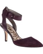 Sam Edelman Okala Pump Burgundy Suede - Lyst