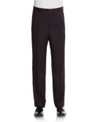Santorelli Solid Virgin Wool Trousers - Lyst