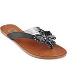 G By Guess Womens Lotuz Flat Thong Sandals - Lyst