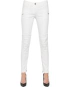 Balmain Stretch Cotton Denim Jeans - Lyst