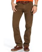Polo Ralph Lauren Straight-Fit Five-Pocket Chino - Lyst