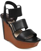 Vince Camuto Niskera Platform Wedge Sandals - Lyst