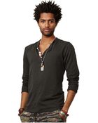 Denim & Supply Ralph Lauren Flag-Placket Henley - Lyst