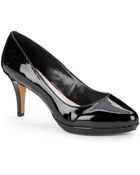 Vince Camuto Desti Patent Leather Platform Pumps - Lyst