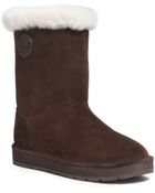 Michael Kors Suede Winter Boot - Lyst