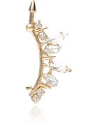 Fallon Microspike Crystal Ear Cuff - Lyst