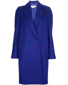 Stella McCartney Double Breasted Oversized Coat - Lyst