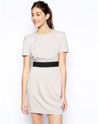 Ax Paris 2 In 1 Dress With Band Belt - Lyst