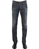 DSquared2 18Cm Slim Fit Stretch Cotton Denim Jeans - Lyst