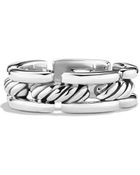 David Yurman Cable Link Band Ring - Lyst